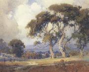 unknow artist Oaks in a California Landscape china oil painting reproduction